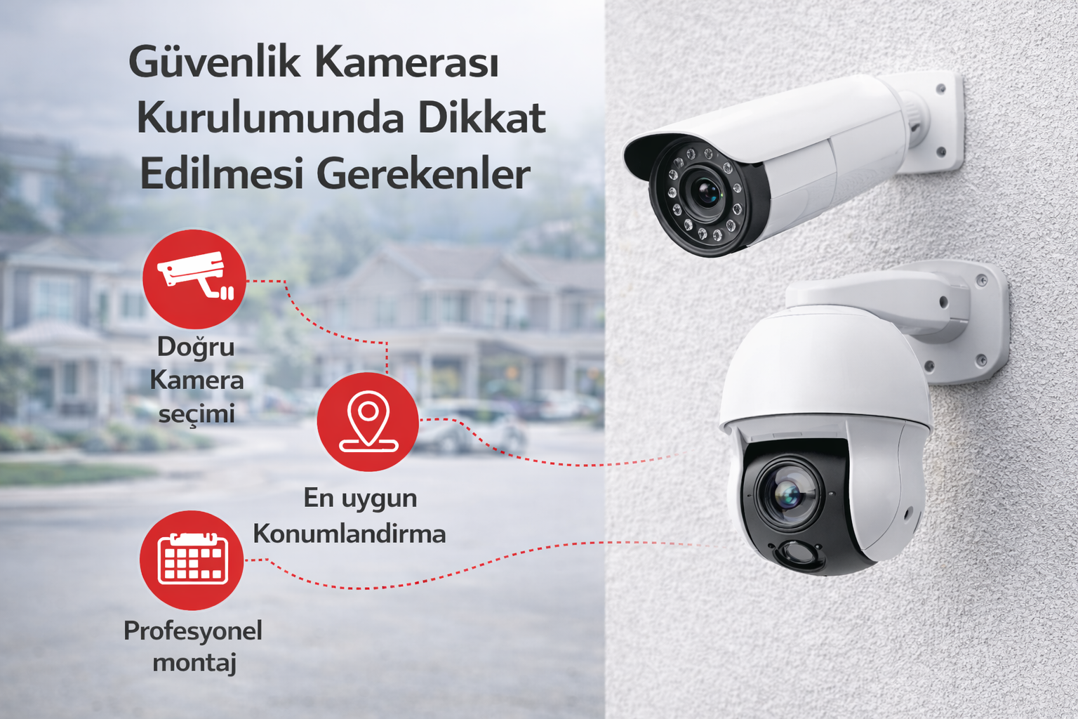Kablolu, kablosuz güvenlik kamera sistemi kurulum ve servis hizmetleri